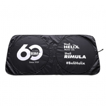 Protection heat insulation custom logo print car sun shade