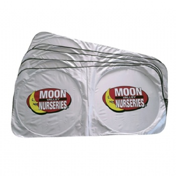 Protection heat insulation custom logo print car sun shade