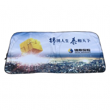 Protection heat insulation custom logo print car sun shade