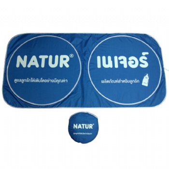 Protection heat insulation custom logo print car sun shade