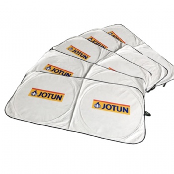 Custom logo car windshield sunshade foldable tyvek car front window sunshade
