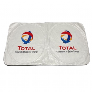 Custom logo car windshield sunshade foldable tyvek car front window sunshade