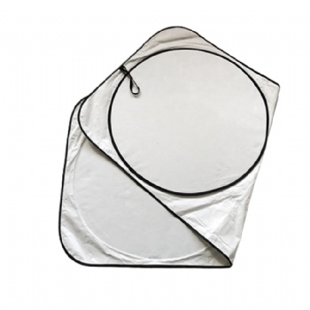 Custom logo car windshield sunshade foldable tyvek car front window sunshade