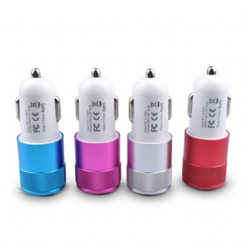 5V 2.1A Dual port universal mini USB car charger