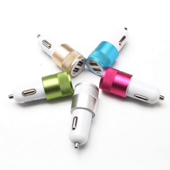 5V 2.1A Dual port universal mini USB car charger