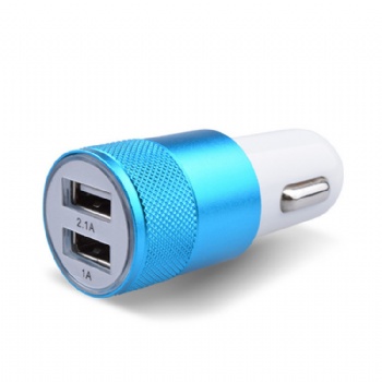 5V 2.1A Dual port universal mini USB car charger