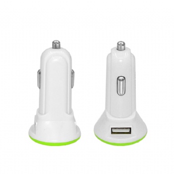 Custom logo car charger LED light factory OEM car charger adapter fast charging