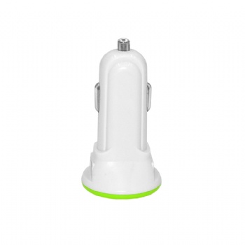 Custom logo car charger LED light factory OEM car charger adapter fast charging