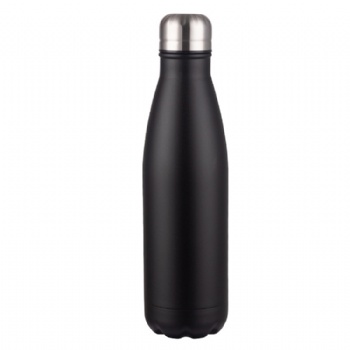 Double walled cola shape bpa free reusable stainless steel water bottle