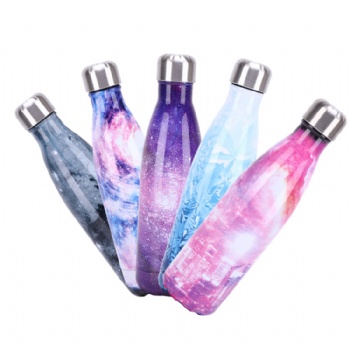 Vacuum flasks cola shape fitness thermo sports bottle stainless steel water bottle with custom logo