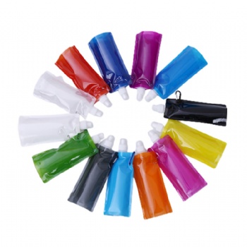 Custom logo 480Ml sublimation outdoor foldable collapsible gym sports water bottle