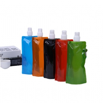 Custom logo 480Ml sublimation outdoor foldable collapsible gym sports water bottle