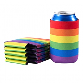 Insulated custom logo printing 12oz neoprene wine beer bottle sleeve